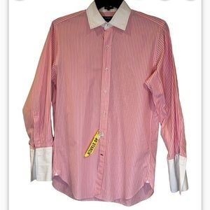 J.Crew Superfine Shirting by Thomas Mason French Cuff Men’s 15‎ 1/2 -32